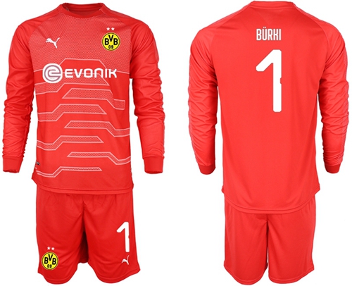 Dortmund No1 Burki Home Long Sleeves Jersey